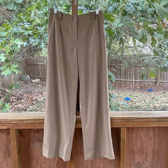 Talbots Women's Vintage Wool Wide Leg Pants Tan Size 4 - Picture 1 of 6